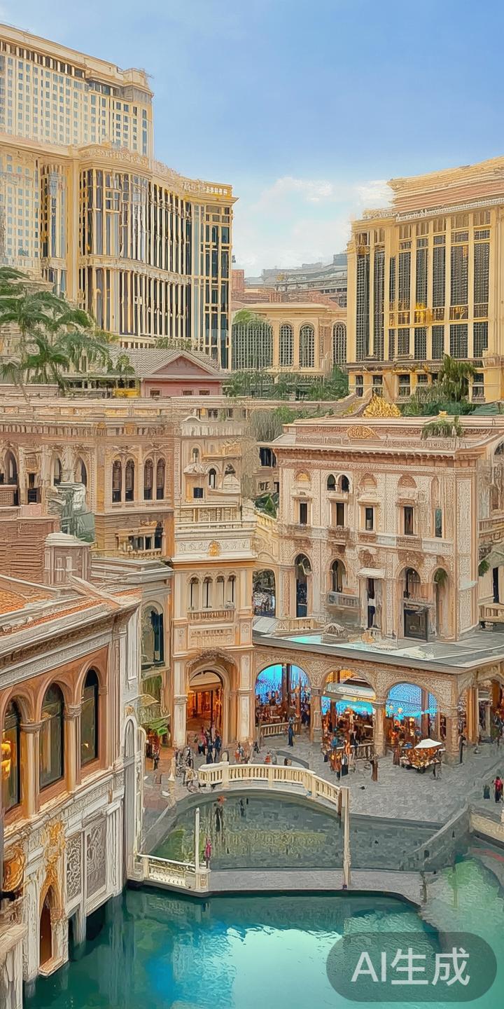 作为澳门最具代表性的豪华商圈之一，澳门威尼斯度假村